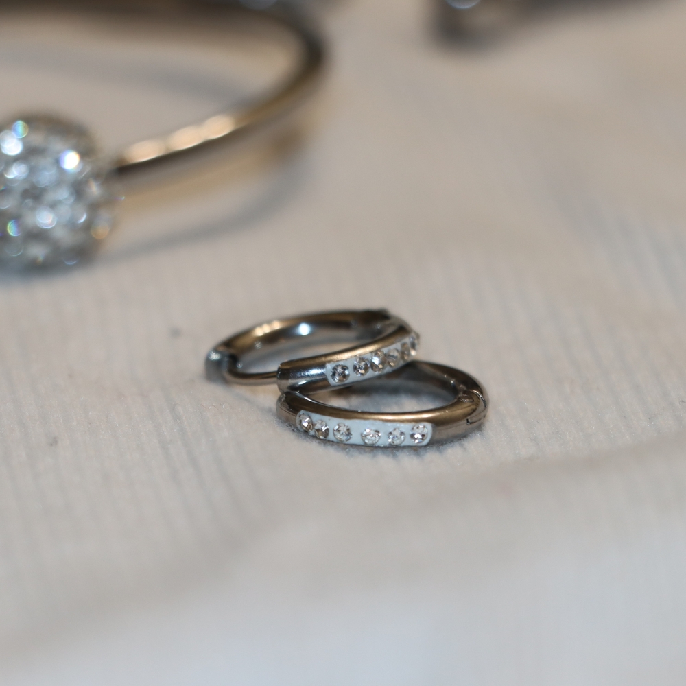 Elegant Silver Hoop Earrings